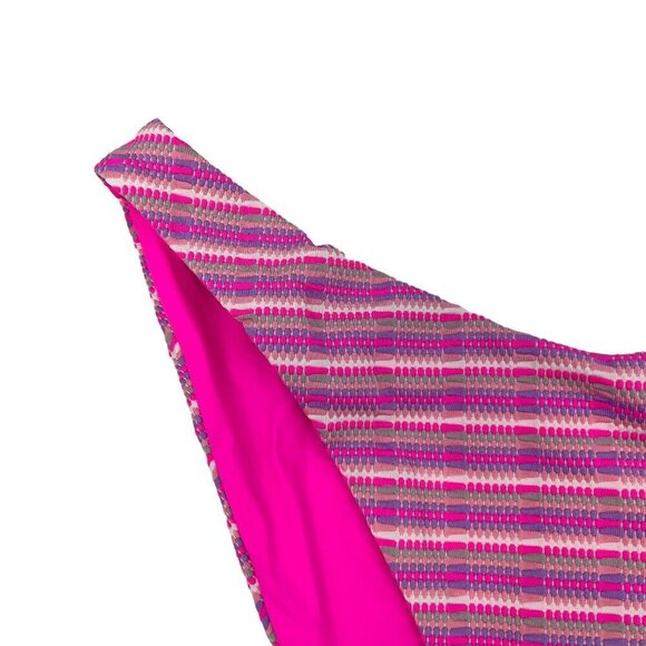 L*Space Women’s Cabana Bikini Bottom Bitsy Cut Multicolor Striped Size XL New - Picture 2 of 10